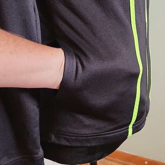 FILA Athletic Black & Neon Green Women's Zip Jacket, Size XS - Picture 6 of 12